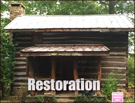 Historic Log Cabin Restoration  Ravenna, Ohio